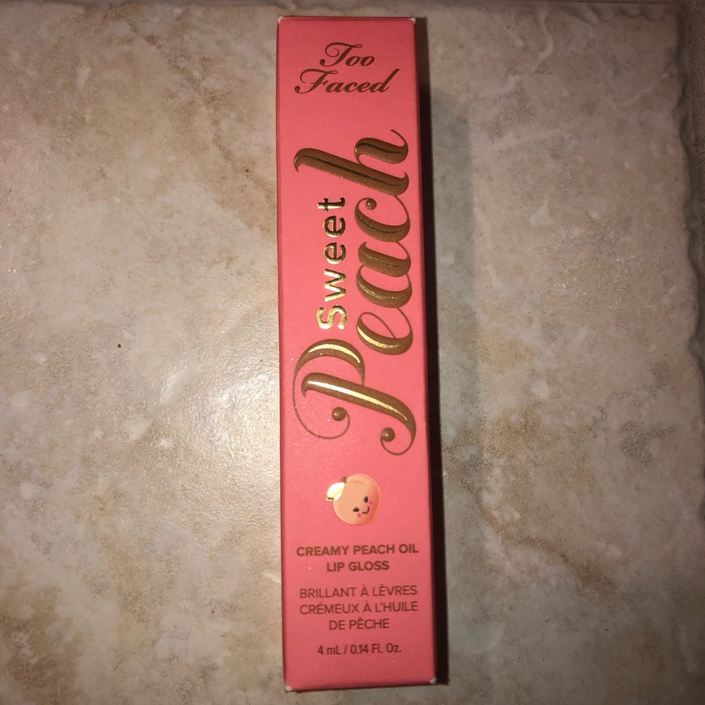 Too Faced Sweet Peach Creamy Peach Oil Lip Gloss